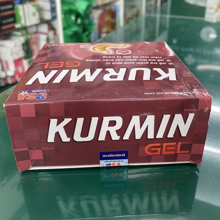 Kurmin Gel -Hỗ trợ  giảm acid dịch vị, bảo vệ niêm mạc dạ dày, giảm các triệu chứng viêm loét dạ dày tá tràng