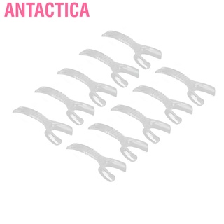 Antactica 10pcs Dental Mouth Opener T Shaped Easily Observation Intraoral Cheek Lip Retractor for Clinic