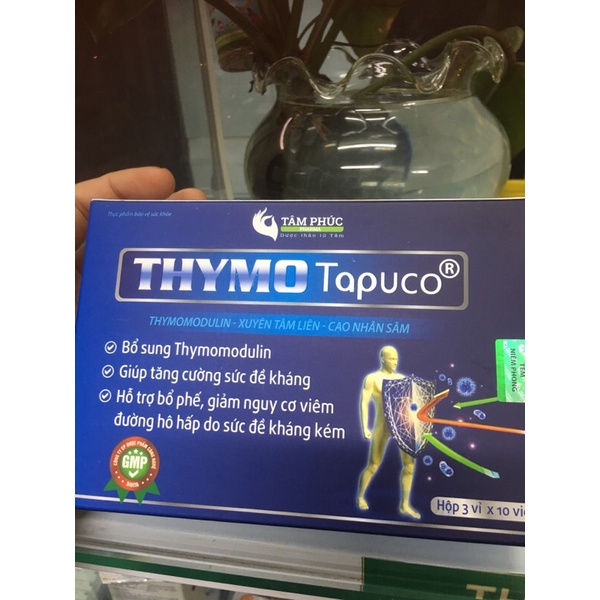 thymo tapuco thymodium, xuyên tâm liên, tăng sức đeef kháng