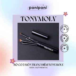 Set cọ mắt 5 cây tonymoly kèm ống đựng cọ
