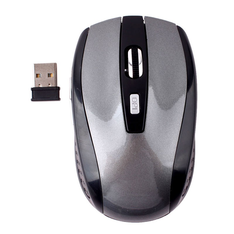 Chuột quang không dây 2.4GHz + đầu nhận USB 2.0 cho Laptop / PC