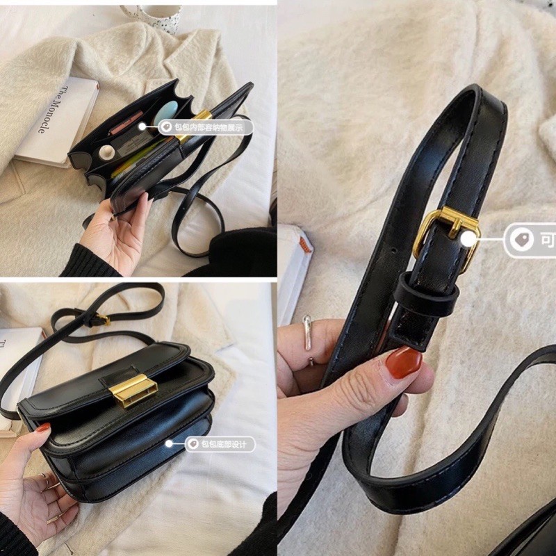 Túi da cao cấp khoá bấm 853 | BigBuy360 - bigbuy360.vn