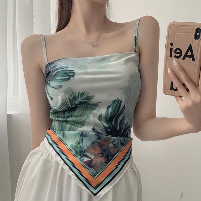 [Mã FAMAYWA giảm 10K đơn 50K] Áo Hai Dây Hở Lưng In Họa Tiết Phong Cách Hàn Quốc Dành Cho Nữ | BigBuy360 - bigbuy360.vn