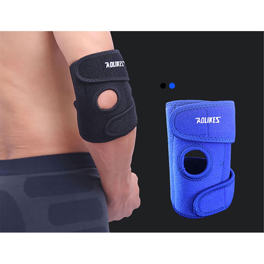 Đai Bảo Vệ Khủy Tay Tập GYM, Chơi Thể Thao Elbow Support Có Lò Xo Chịu Lực Aolikes 7946 (1 Chiếc)