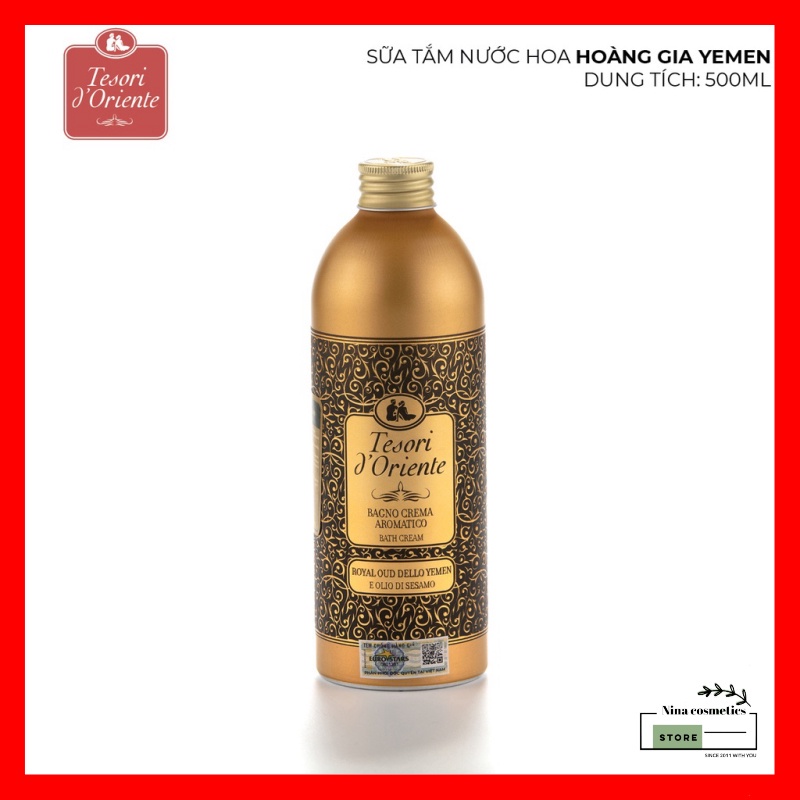 Sữa Tắm Xích Nước Hoa Ý Tesori Hoàng Gia Yemen 250ml - 500ml