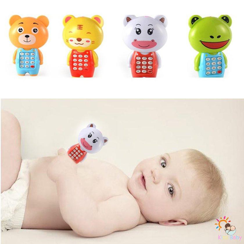Điện thoại đồ chơi phát nhạc chạy điện giáo dục đầu đời cho trẻ em