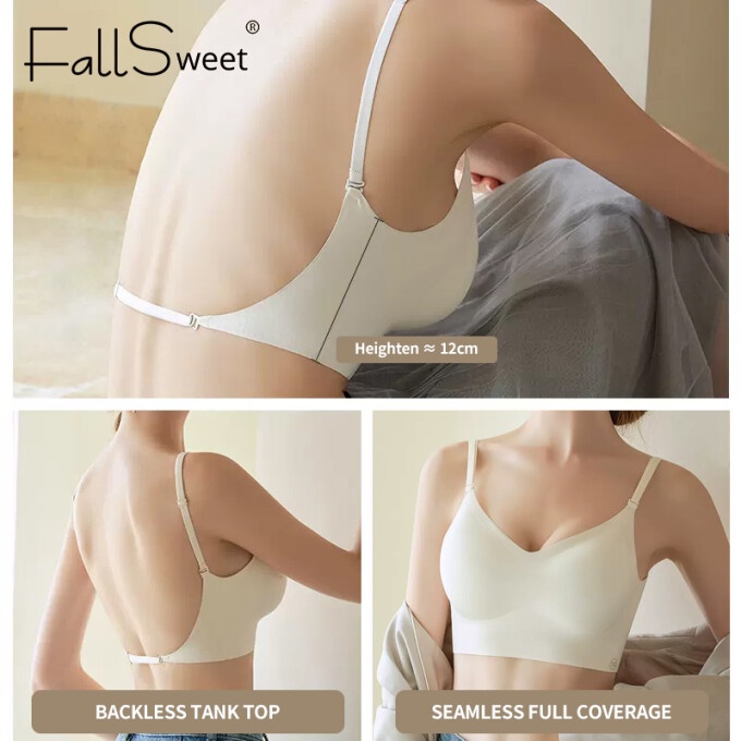 Áo lót FALLSWEET nâng ngực hở lưng quyến rũ dành cho nữ