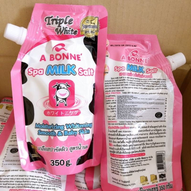 Muối Tắm Bò Sữa Tẩy Tế Bào Chết Thái Lan 350g Loại 1