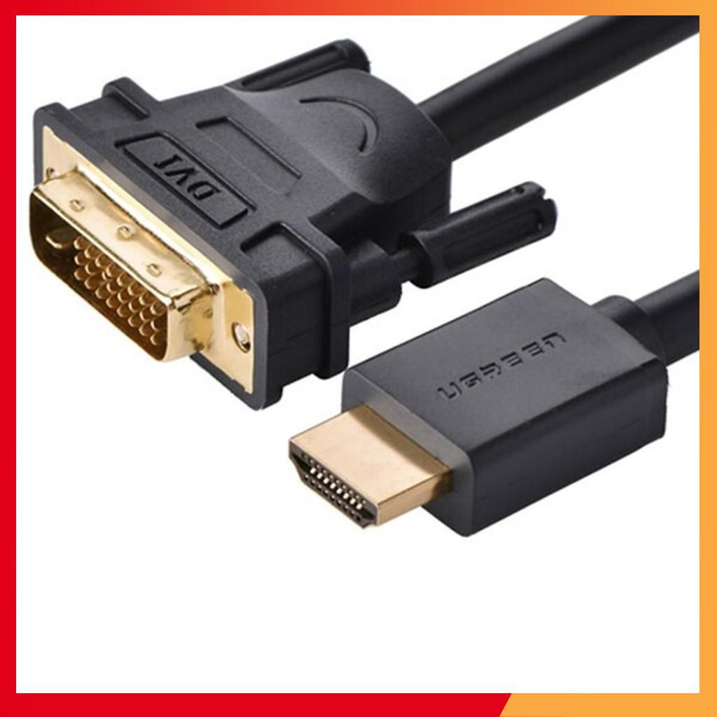 [HàngTốt] Cáp HDMI to DVI 24+1 dài 1,5m cao cấp Ugreen 11150