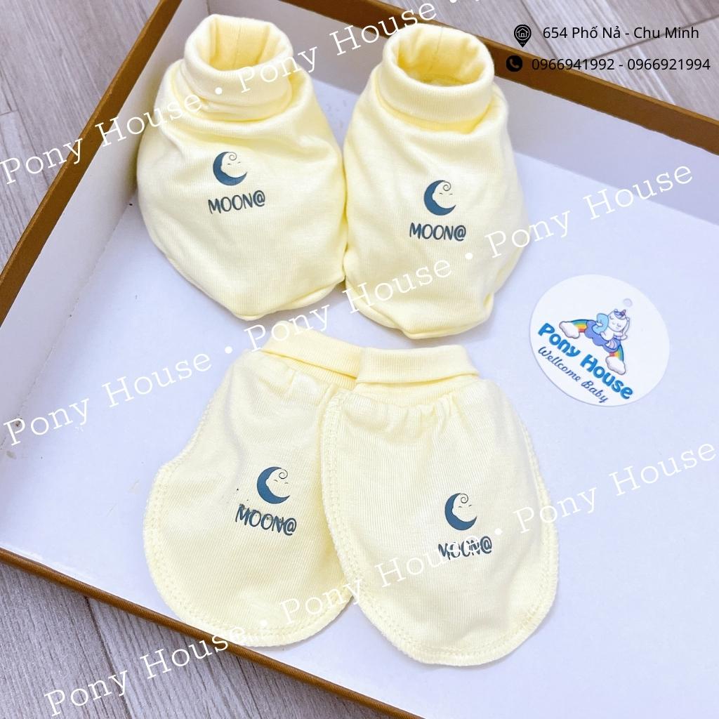 Set Bao Tay, Bao Chân Moon Petit Siêu Mềm, Mịn Cho Bé Trai, Bé Gái Sơ Sinh