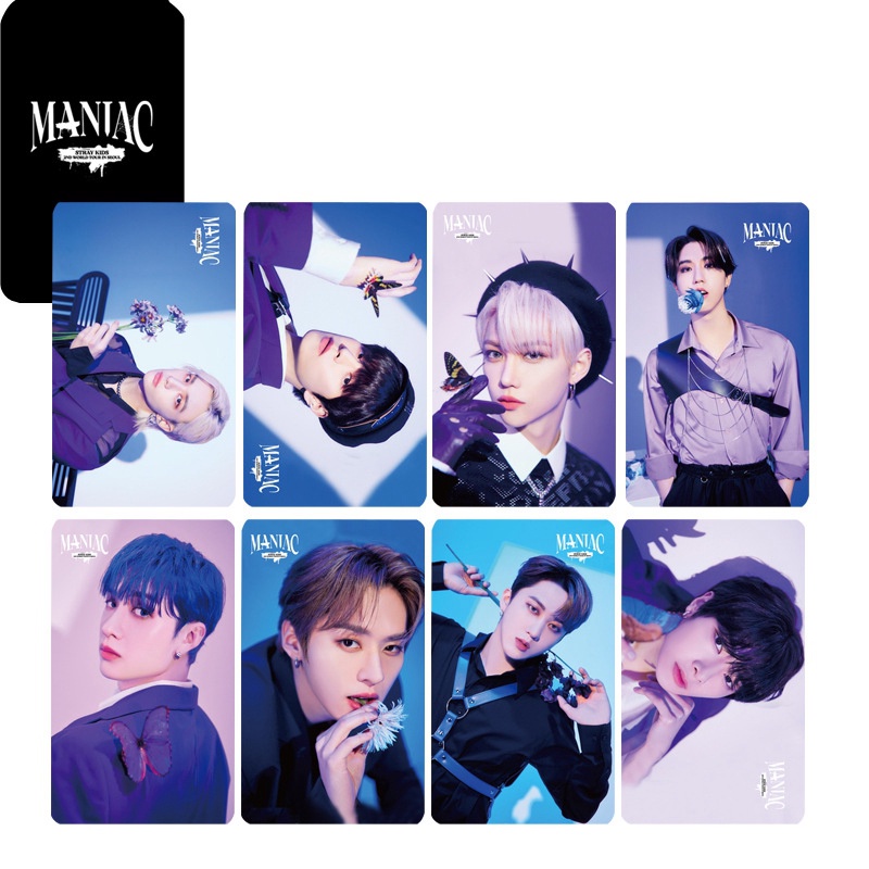 Set 8 Thẻ Ảnh Lomo Các Thành Viên Nhóm Nhạc Kpop Stray Kids