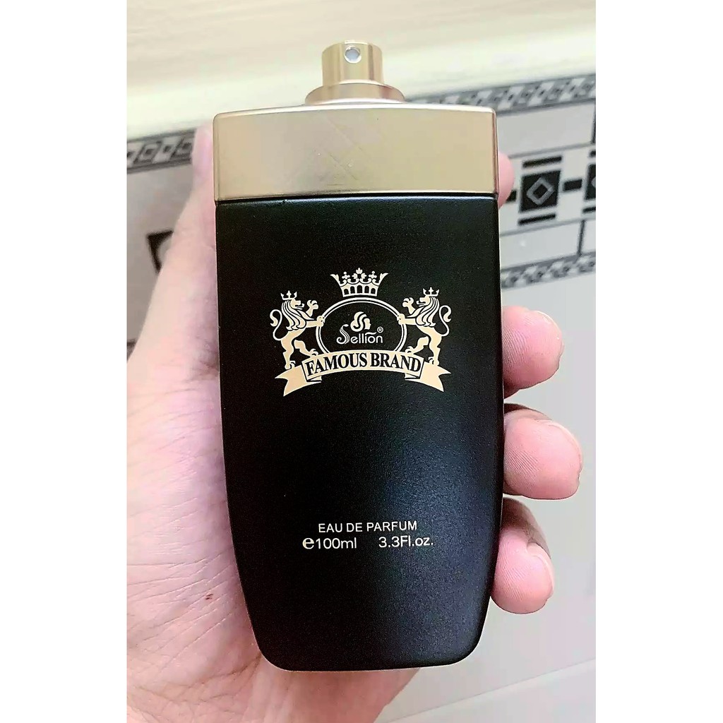 [SIÊU HIẾM] Nước Hoa Nam Chính Hãng SELLION FAMOUS BRAND 100ML mùi hương nam tính mạnh mẽ sang trọng quý phái | Thế Giới Skin Care