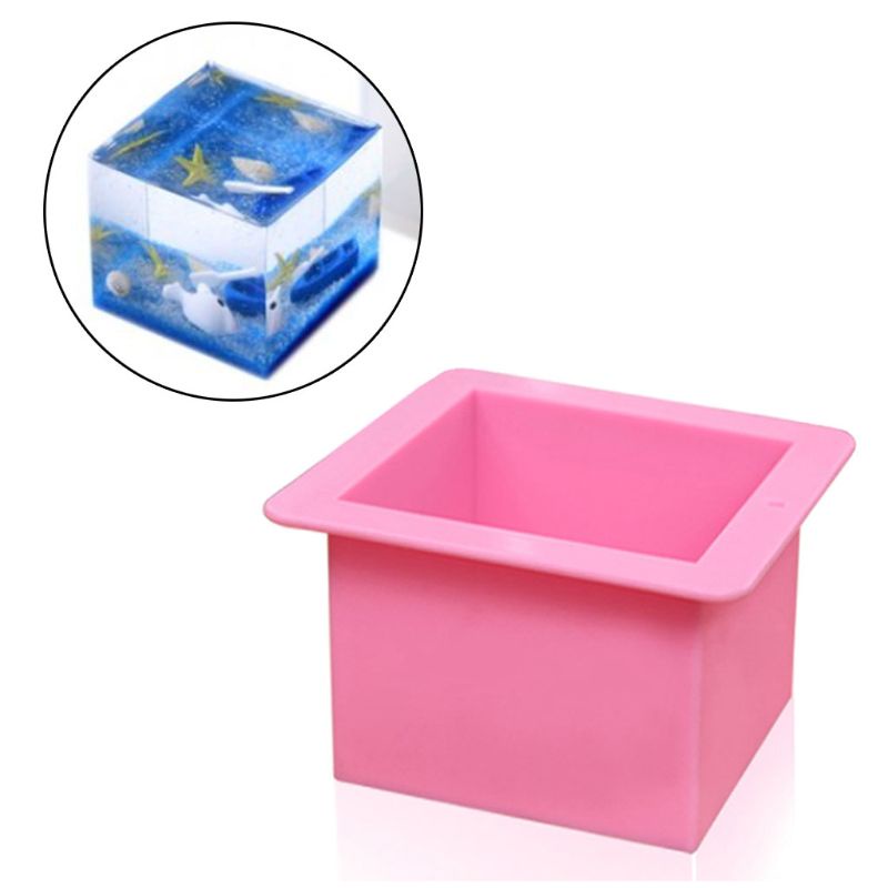 ✿ Khuôn Silicone Hình Khối Lập Phương Làm Đồ Thủ Công Mỹ Nghệ DIY