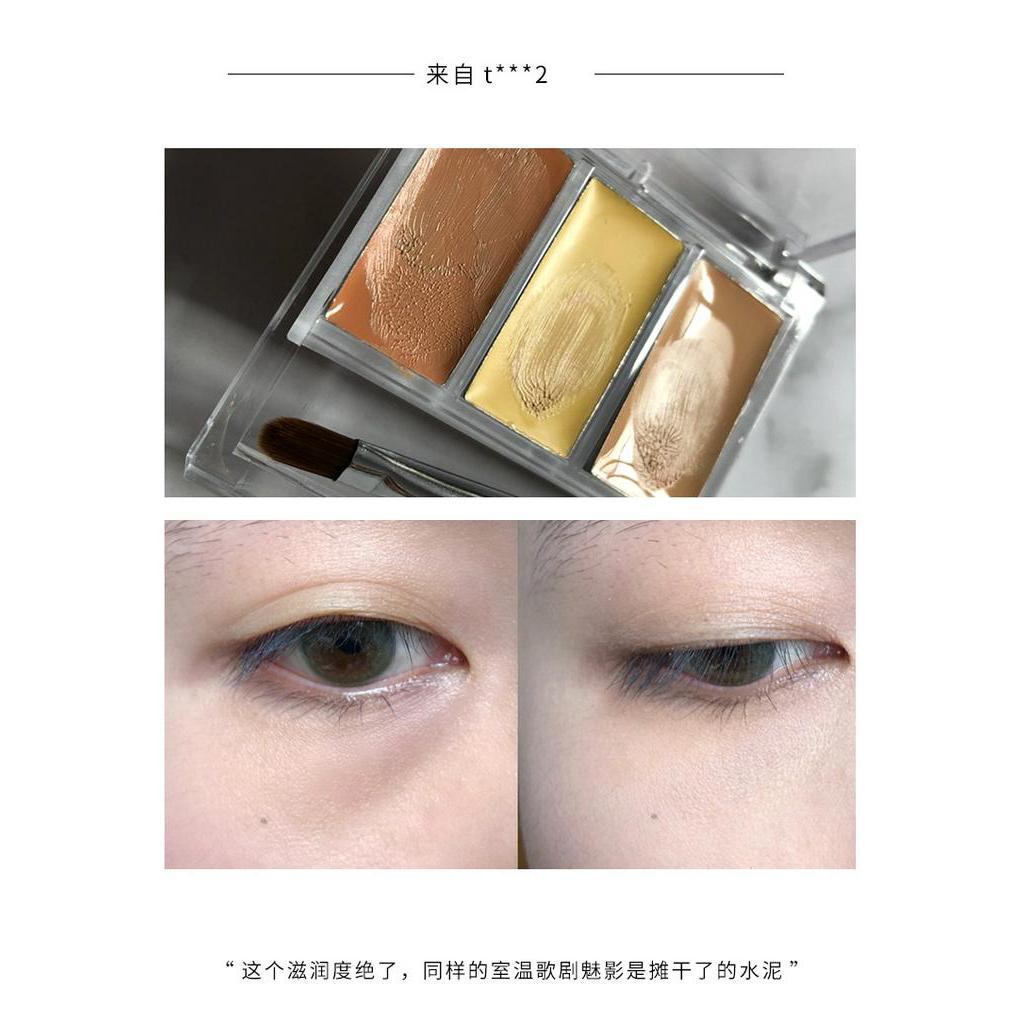 Bảng Kem Che Khuyết Điểm 3 Màu Chất Lượng Cao  Nội Địa Trung