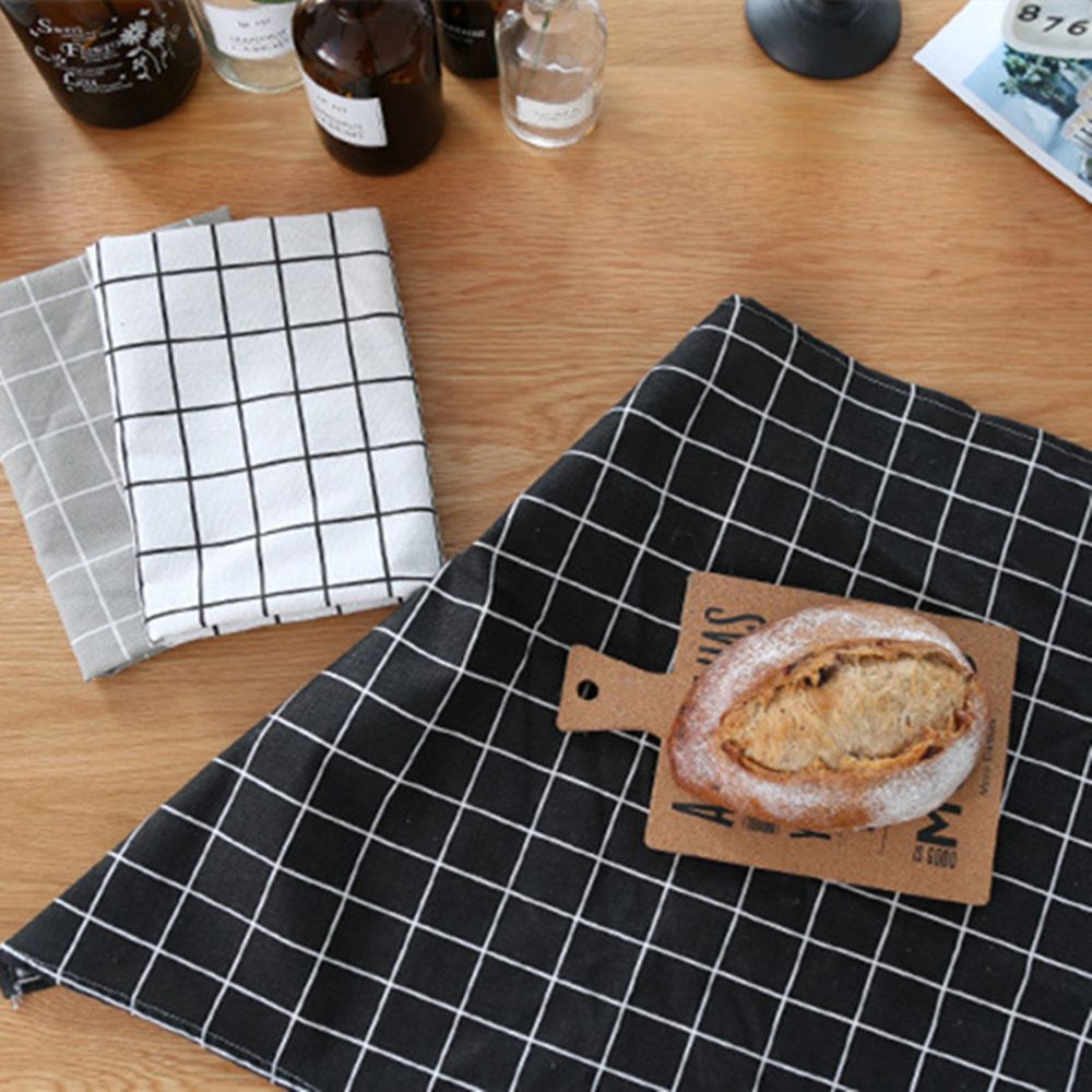 Khăn trải bàn bằng vải cotton phong cách Bắc Âu cho nhà bếp hoặc1pc tấm trát bàn tròn