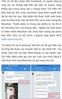 MAXXHAIR- Ngăn rụng tóc/giúp tóc mọc nhanh