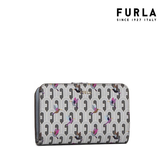 [Mã FAPRE4 giảm 10% đơn từ 1tr] Ví Nữ FURLA Babylon M Compact Wallet Ares St Logo Arco Colibri Mini