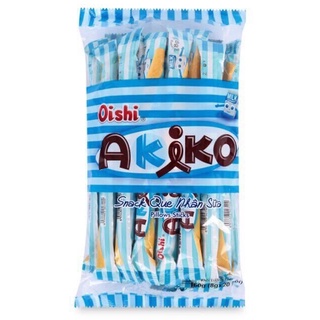 Bánh snack que nhân sữa akiko oishi gói 160gram