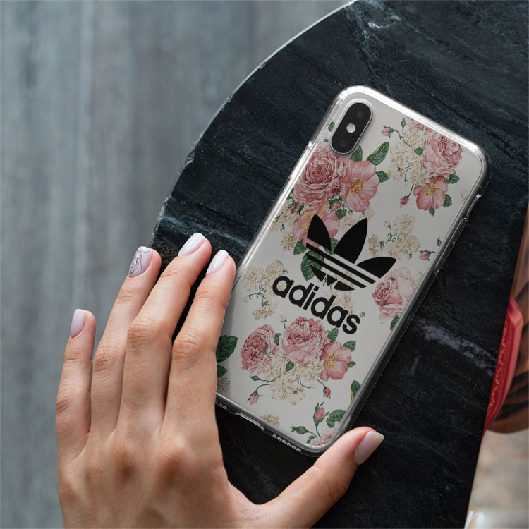 Ốp điện thoại đẳng cấp ốp IP adidas hình những bông hoa siêu đẹp dành cho Iphone 5 đến 12 promax BRD20210151
