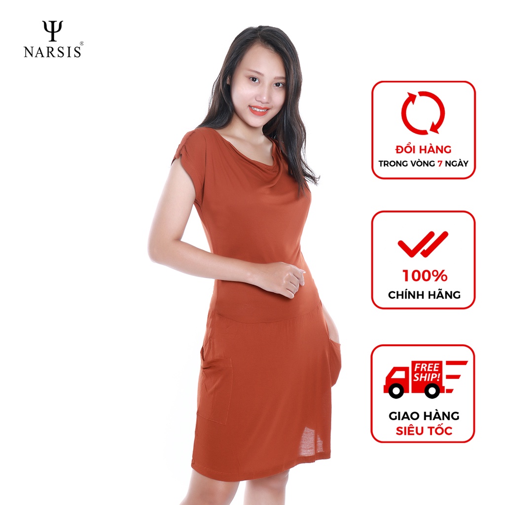 Váy nữ Narsis New1127 màu gạch