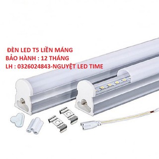Combo 5 tuýp Led T5 liền máng 30cm 6w