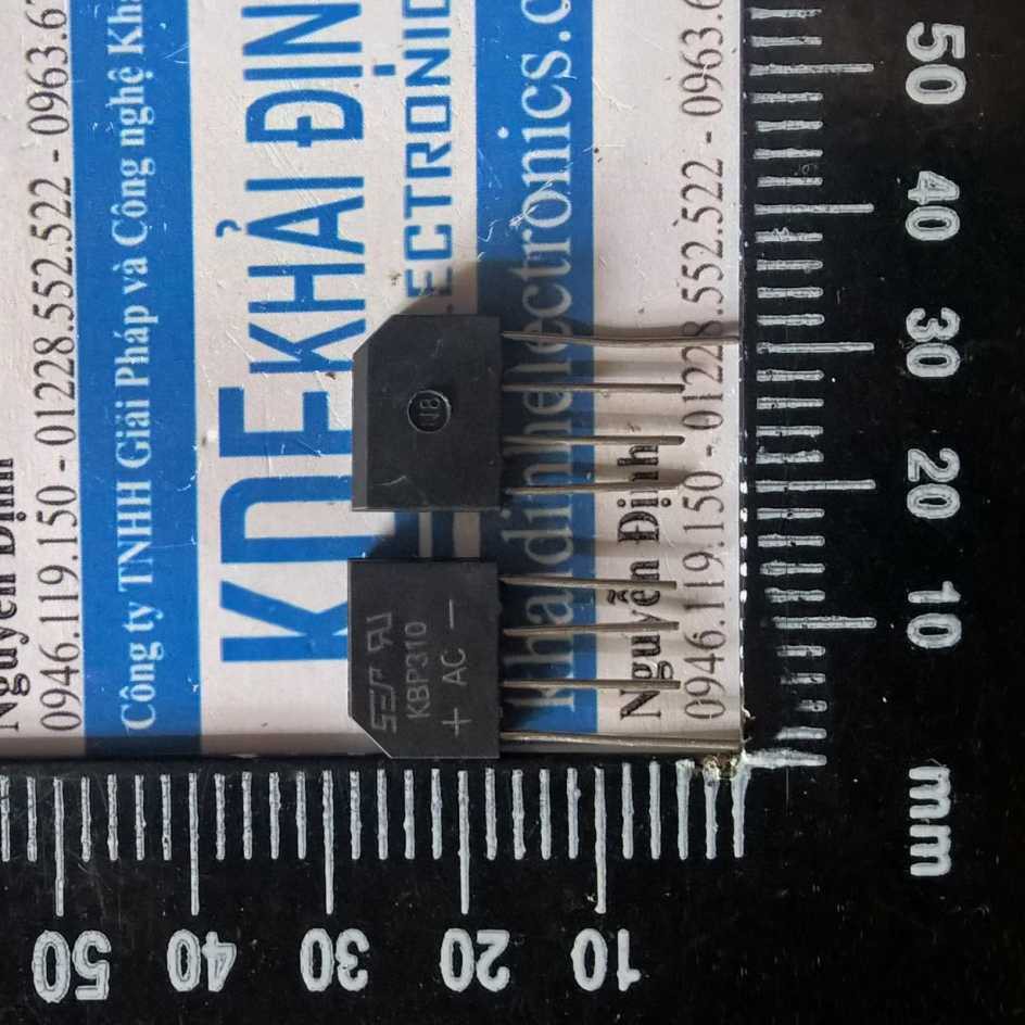 CẦU DIODE KBP310 3A 1000V (10 con) kde1492