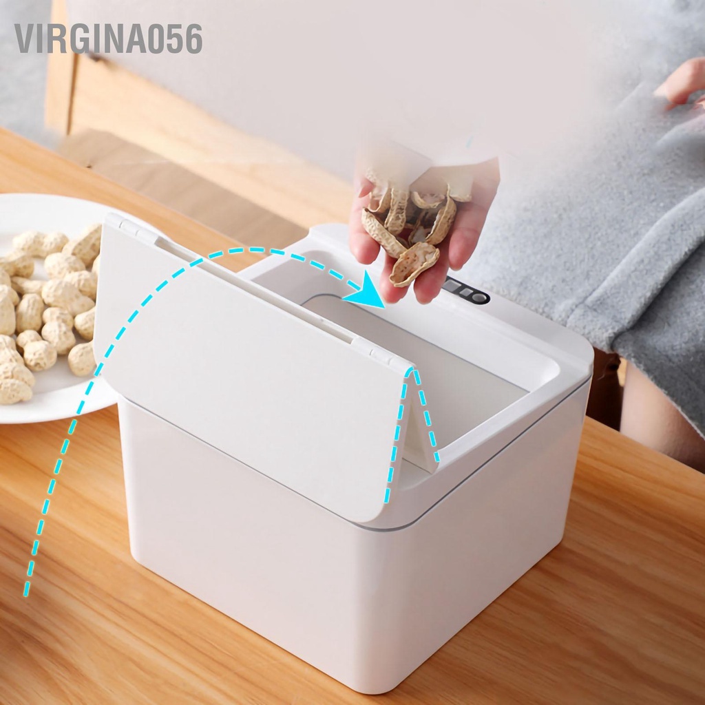 Có thể bán buôn Cảm biến thông minh Thùng rác Rác thải có thể đa chức năng lưu trữ cảm ứng điện cho ô tô để bàn Virgina056 Hàng giao ngay