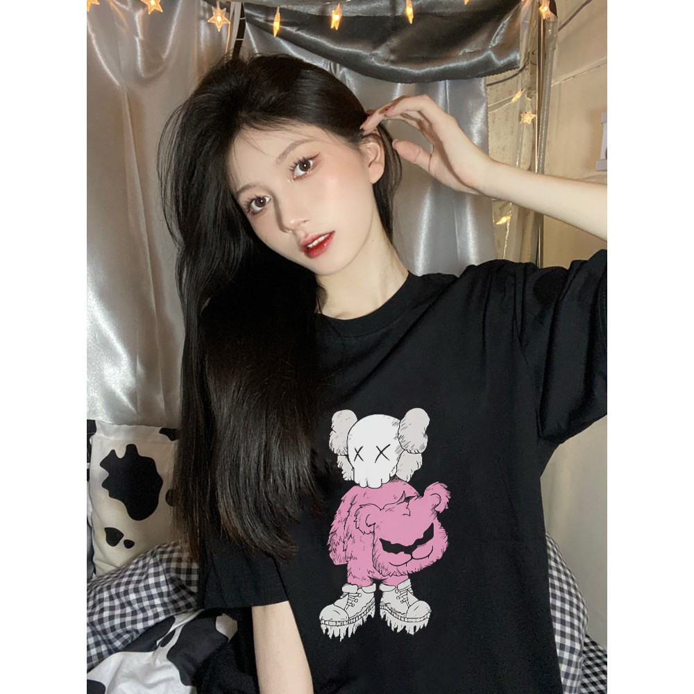 Áo phông nữ form rộng tay lỡ unisex đẹp chất vải cotton hàn quốc AT139 Miucho in hình
