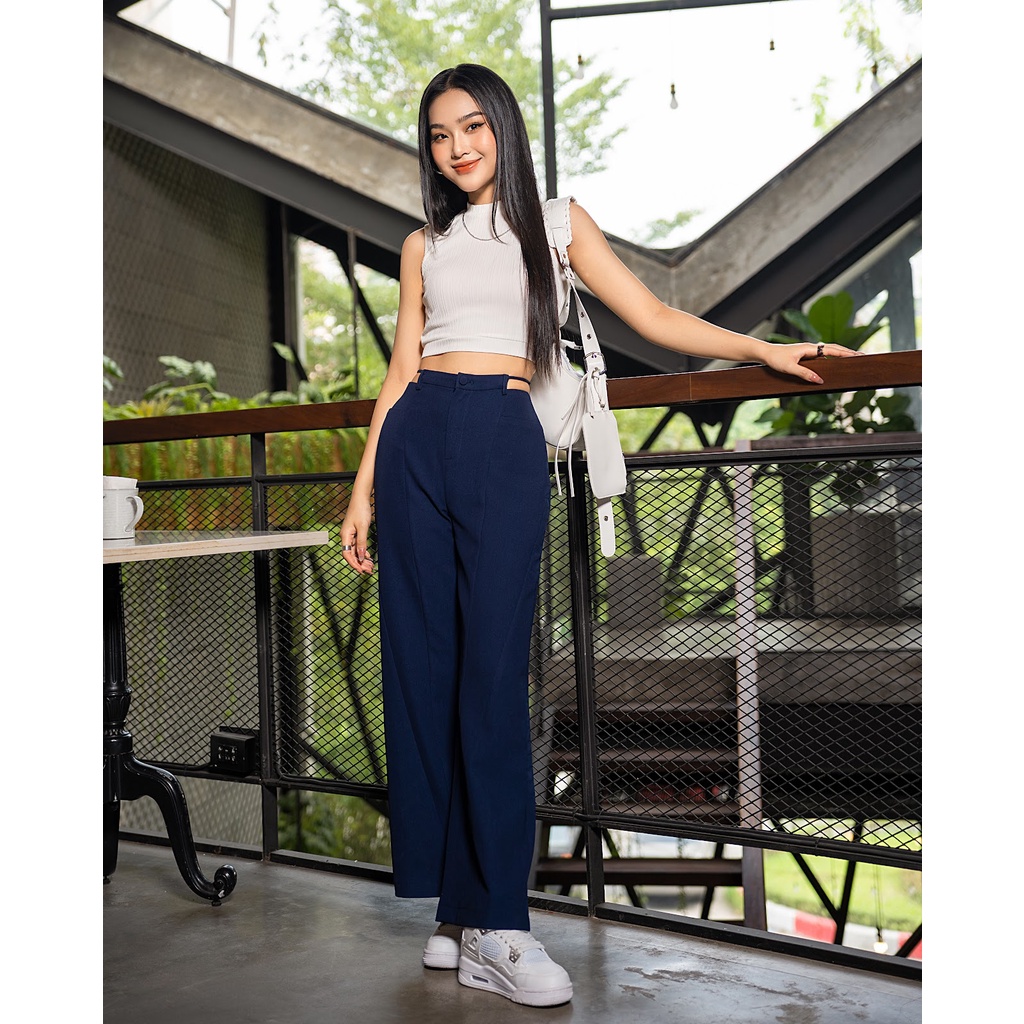 Quần Suông Cạp Rời Dây Eo The Good/ Gardenia Trousers