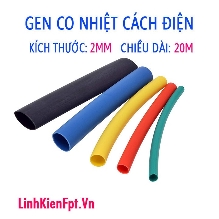 Gen co nhiệt cách điện 2mm