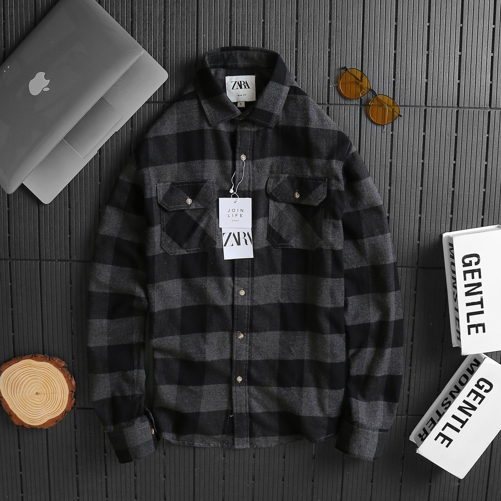 Sơ mi flanel z.ra hàng VNXK