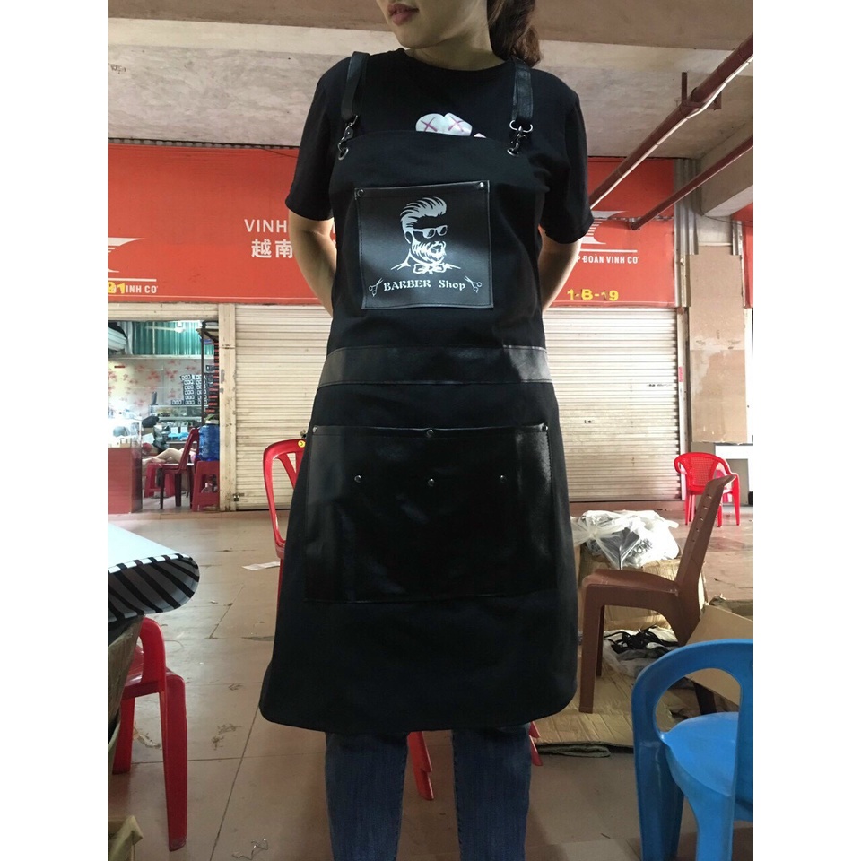 Tạp dề cắt tóc dành cho anh em barber