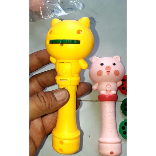 Một cái đèn pin gọi để xem ảnh động vật kèm 3 miếng để xem bằng nhựa