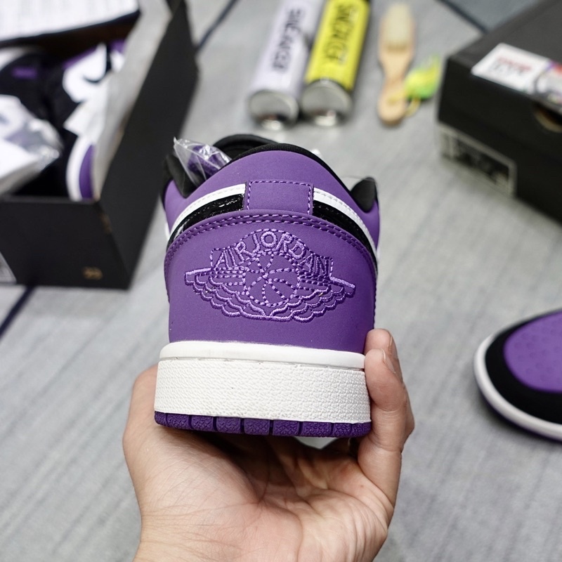 Giày Jordan1 Low Court Purple / JD1 cổ thấp tím - Chuẩn Best - Vnstoresneaker