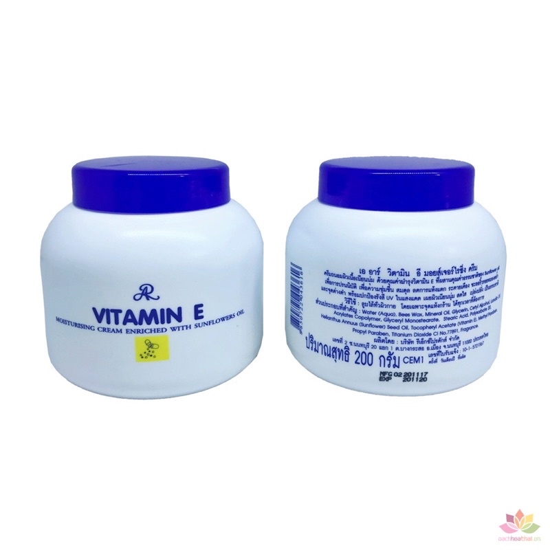 Kem Dưỡng Ẩm Vitamin E Thái Lan Mẫu Mới