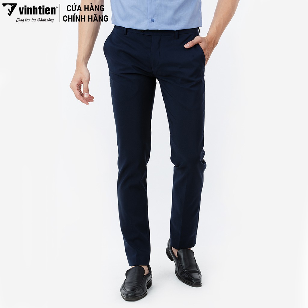 Quần Tây 0Ly Slimfit 420 Vĩnh Tiến - HC5-C005 - Xanh Đen