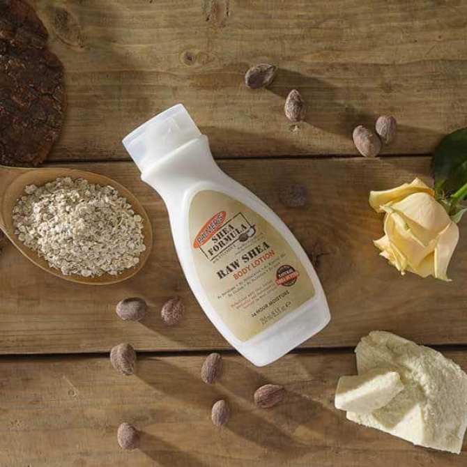 Sữa dưỡng thể dưỡng ẩm bơ hạt mỡ Palmer's Raw Shea Body Lotion Mỹ 250ml <1502572>