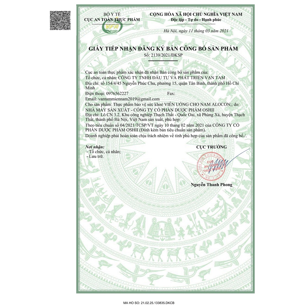 Viên Uống Tăng Khả Năng Thụ Thai Alocon Nam Vạn Tam Giúp Bổ Thận Tráng Dương Tăng Cường Sinh Lý Mạnh Tinh Trùng