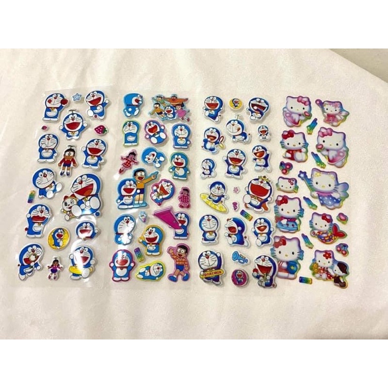 Sticker dán dễ thương cute 3D
