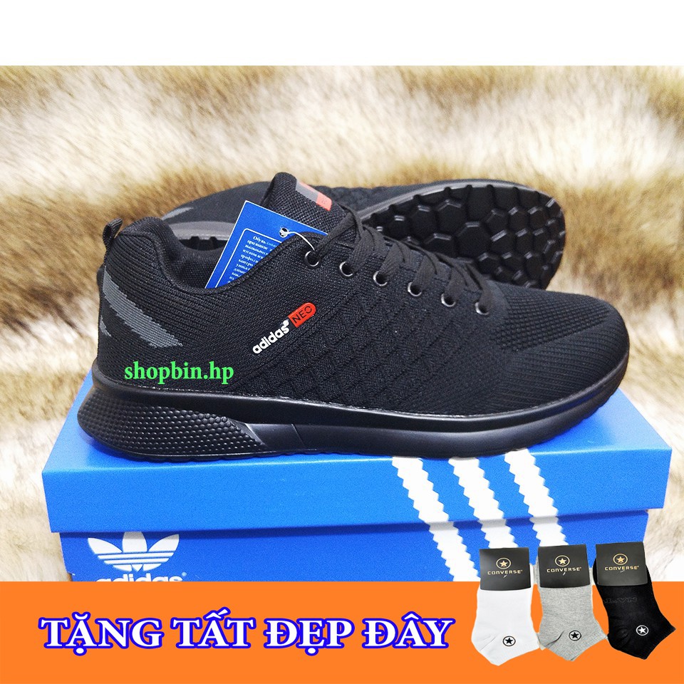 (SALE KỊCH SÀN) Giày nam full đen HÀNG CHẤT
