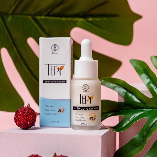 Serum chấm mụn tràm trà 24h Tepi - tăng hiệu quả ngừa mụn lên đến 3 lần, hạn chế thâm sau mụn/20ml