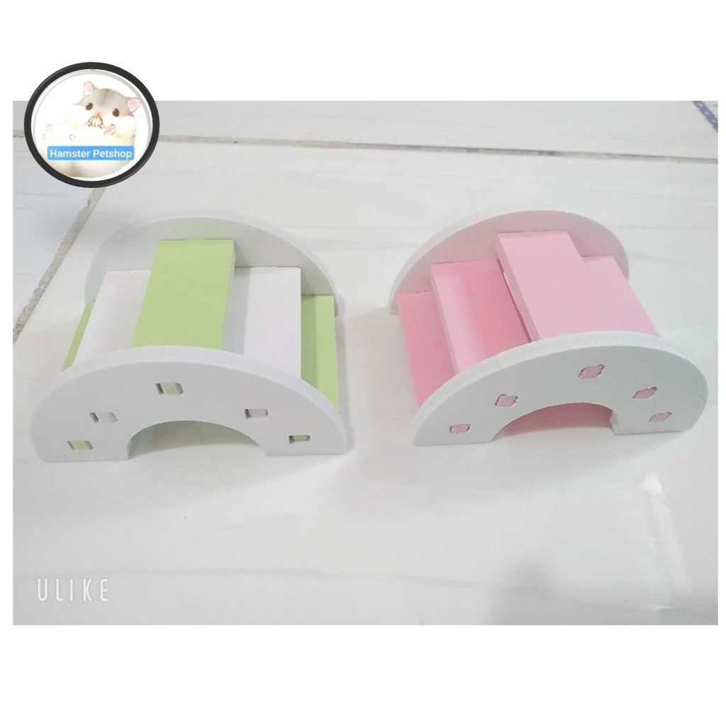 Cầu thang gỗ chui cho Hamster