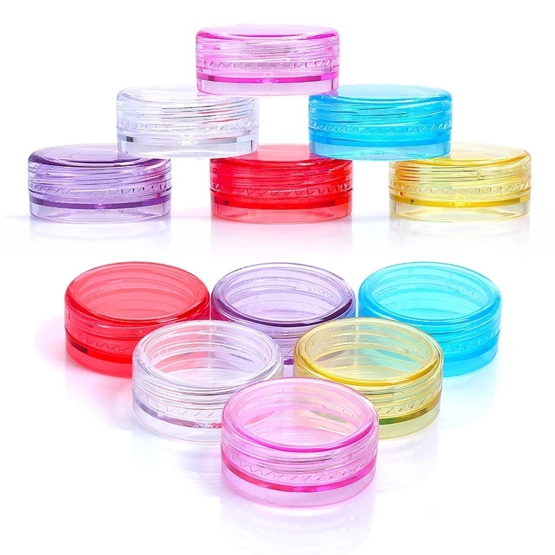 1 Lọ Nhựa Rỗng Đựng Mỹ Phẩm Đa Chức Năng Có Thể Đổ Đầy Màu Sắc Ngẫu Nhiên