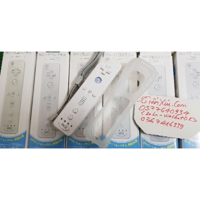 tay cầm wii remote tích hợp motion plus điều khiển nintendo wii