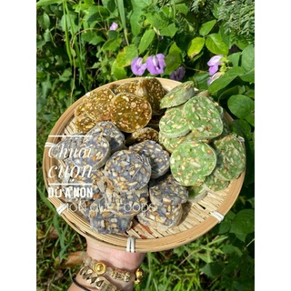 ❌❌KẸO CHUỐI CUỘN DỪA NON 3 VỊ MÀU TỰ NHIÊN HỘP 500gr