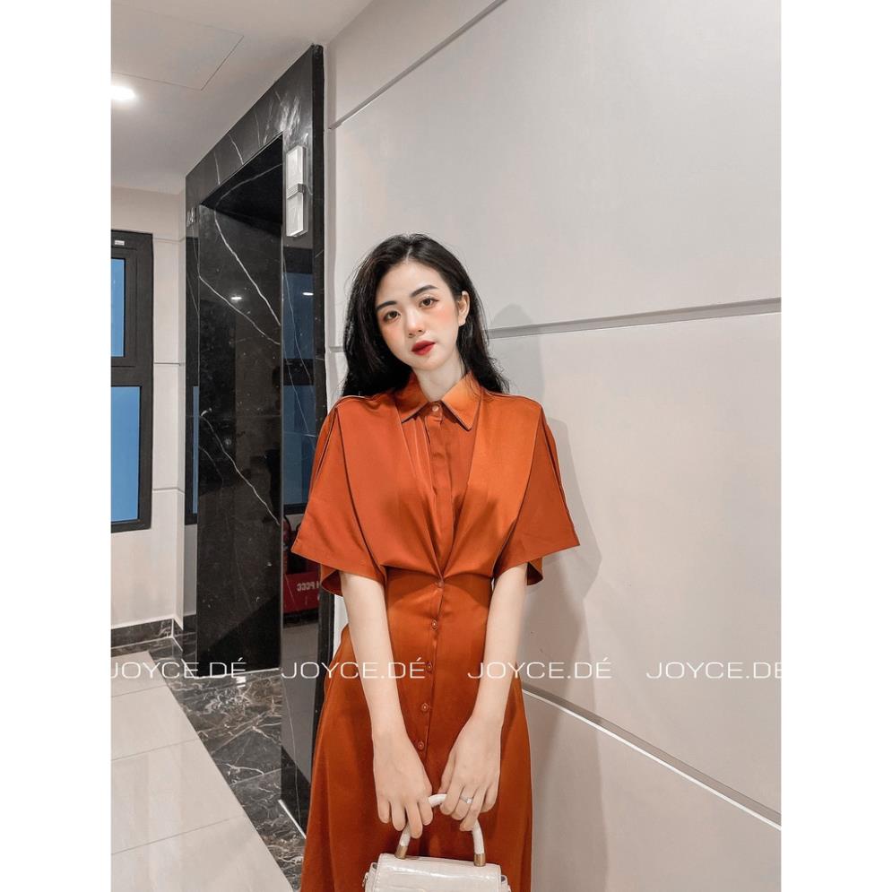 Váy lụa cổ đức công sở siêu xinh .