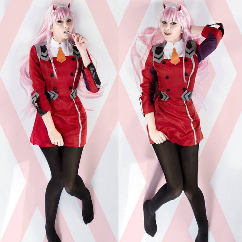 Trang Phục Hóa Trang Nhân Vật Hoạt Hình Darling in Franxx 02 Zero Two