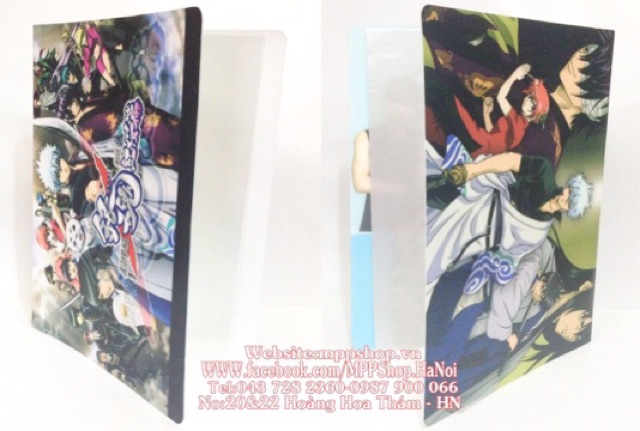 Kẹp bài kiểm tra gintama 30 lá để được 60 ảnh bài