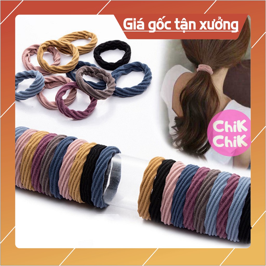 [Giá Hủy Diệt] Chun buộc tóc - hình sóng chất đẹp