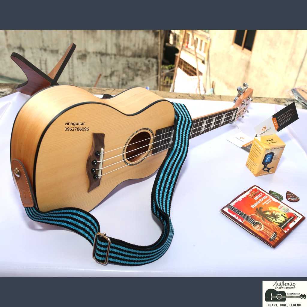 Đàn Ukulele Concert Guitarist UK-120 Gỗ Tuyết Tùng- Maple